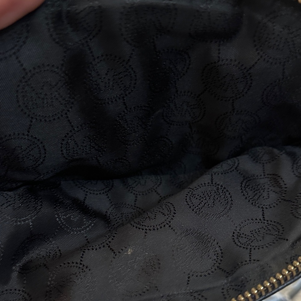 Michael Kors Black Crossbody Bag with Gold Accents - Picture 5 of 16